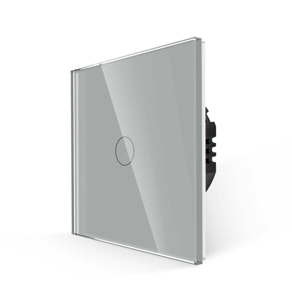 Intrerupator Gri Simplu cu Touch din Sticla, 500W
