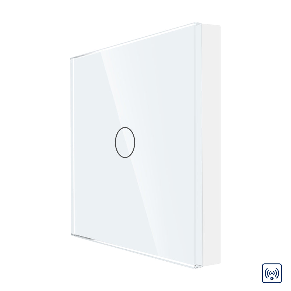 Telecomanda Alba cu Touch Screen si 1 Canal RF433