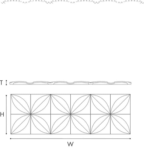 Panou poliuretan ARSTYL 3D Flower 380x1135x28