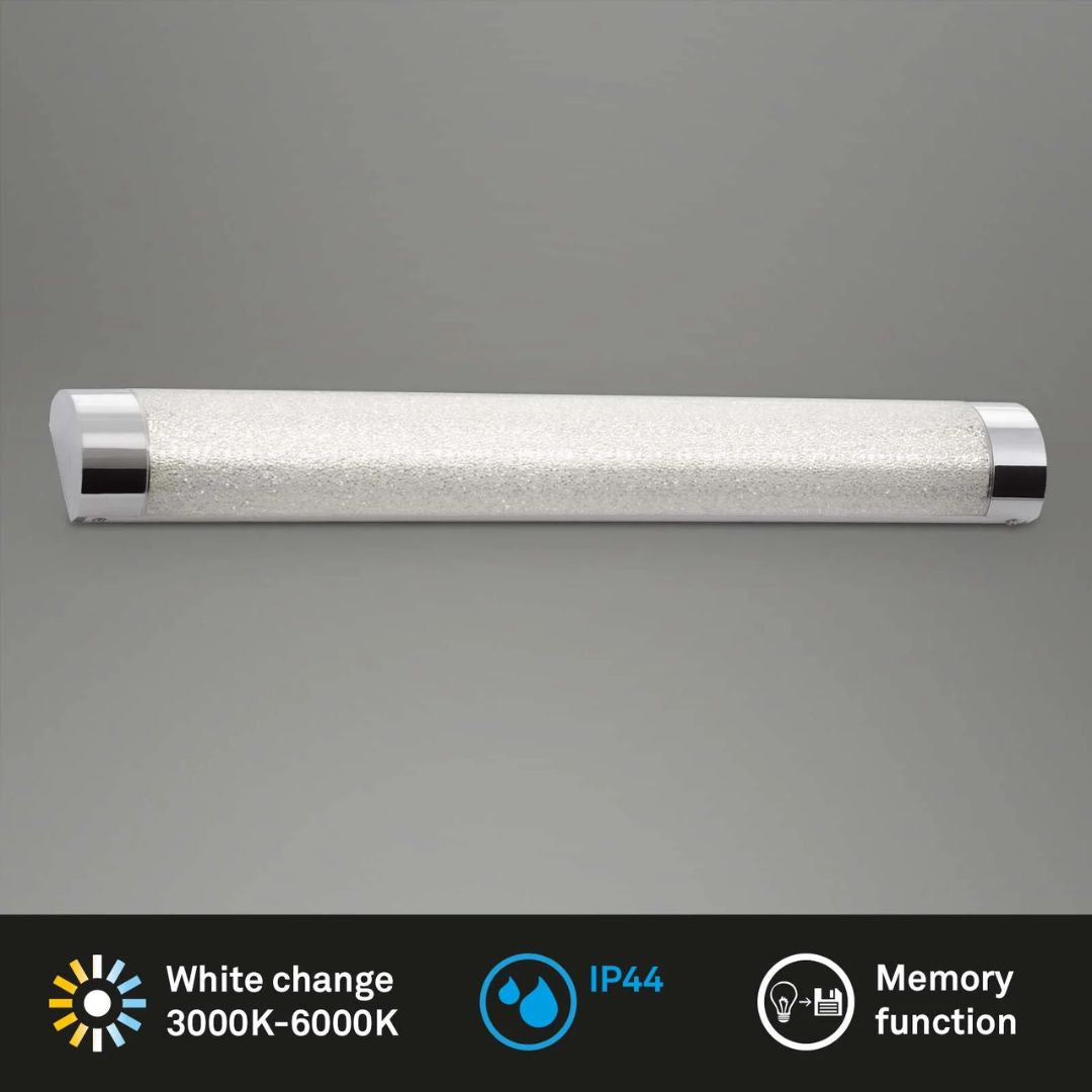 Aplica LED perete pentru baie cu 3 tipuri de lumina IP44 - 1200 Lumeni