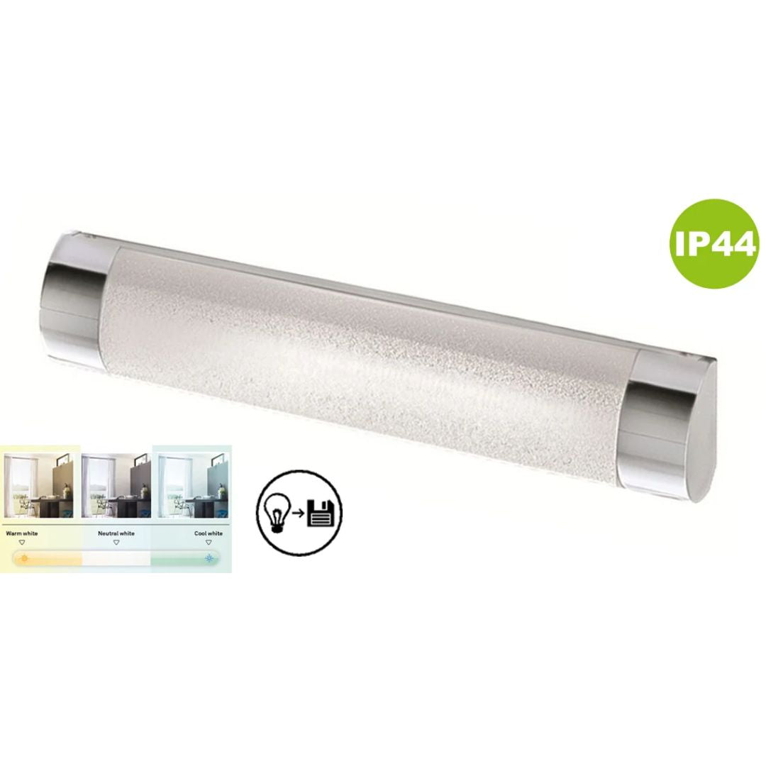 Aplica LED perete pentru baie cu 3 tipuri de lumina IP44 - 1200 Lumeni