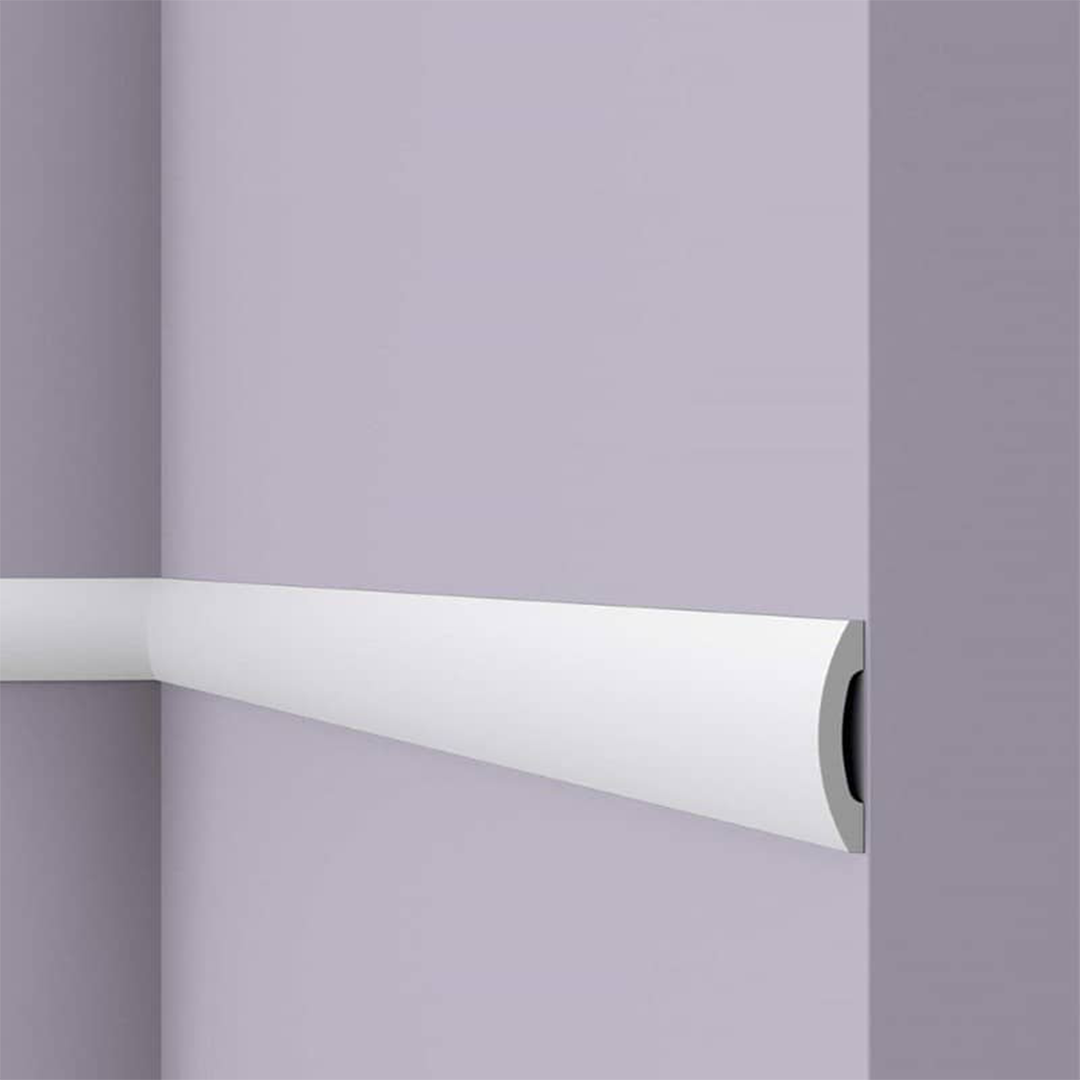 Brau decorativ din polistiren dur Wallstyl WD3 70x15x2000