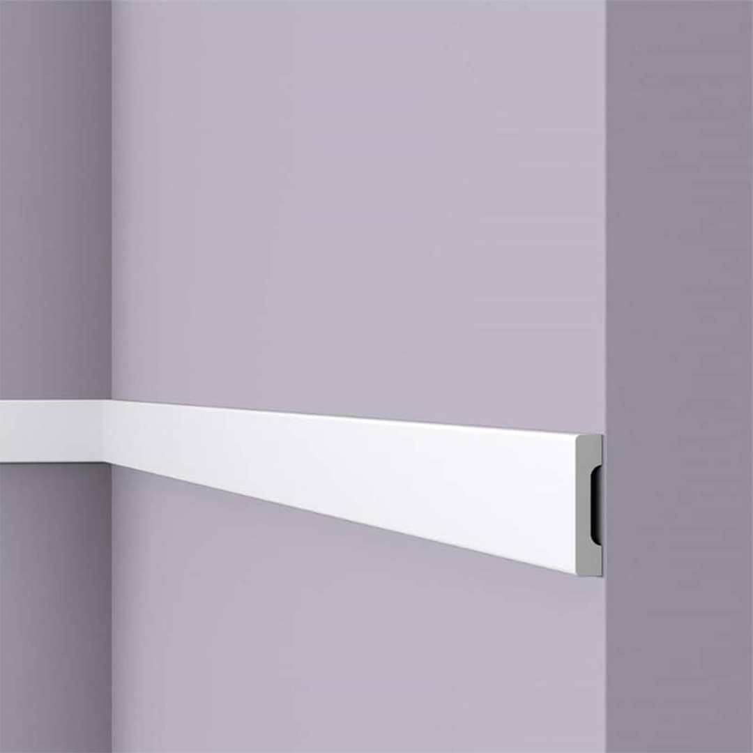 Brau decorativ perete din polistiren dur Wallstyl WD4 58x12x2000