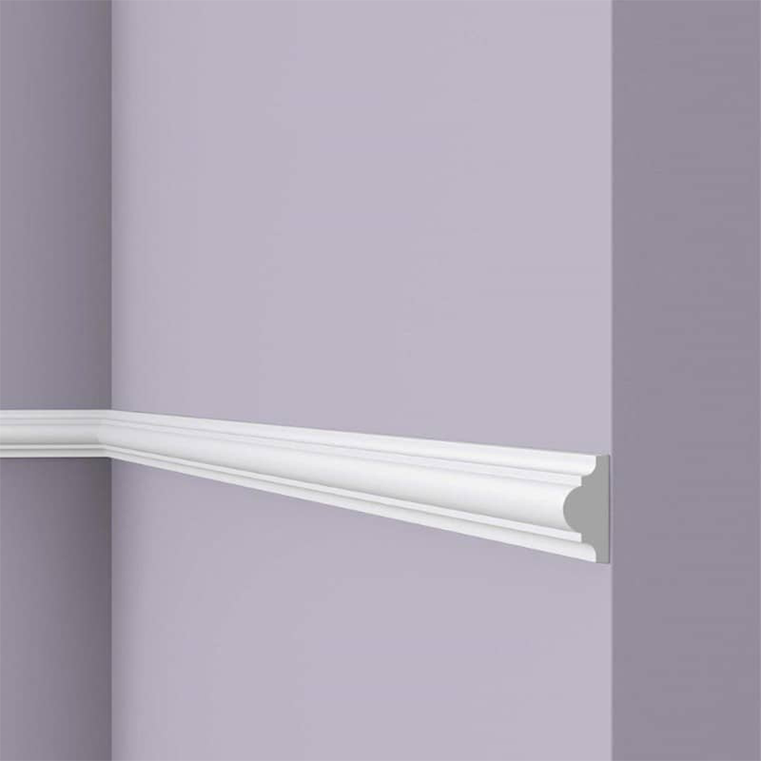 Brau decorativ din polistiren dur Wallstyl WL1 38x18x2000