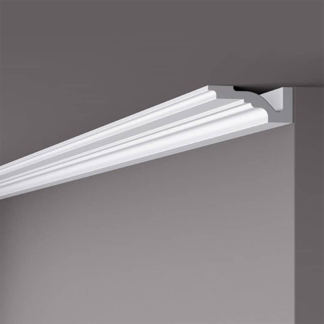 Brau decorativ din polistiren dur Wallstyl WL4 100x40x2000