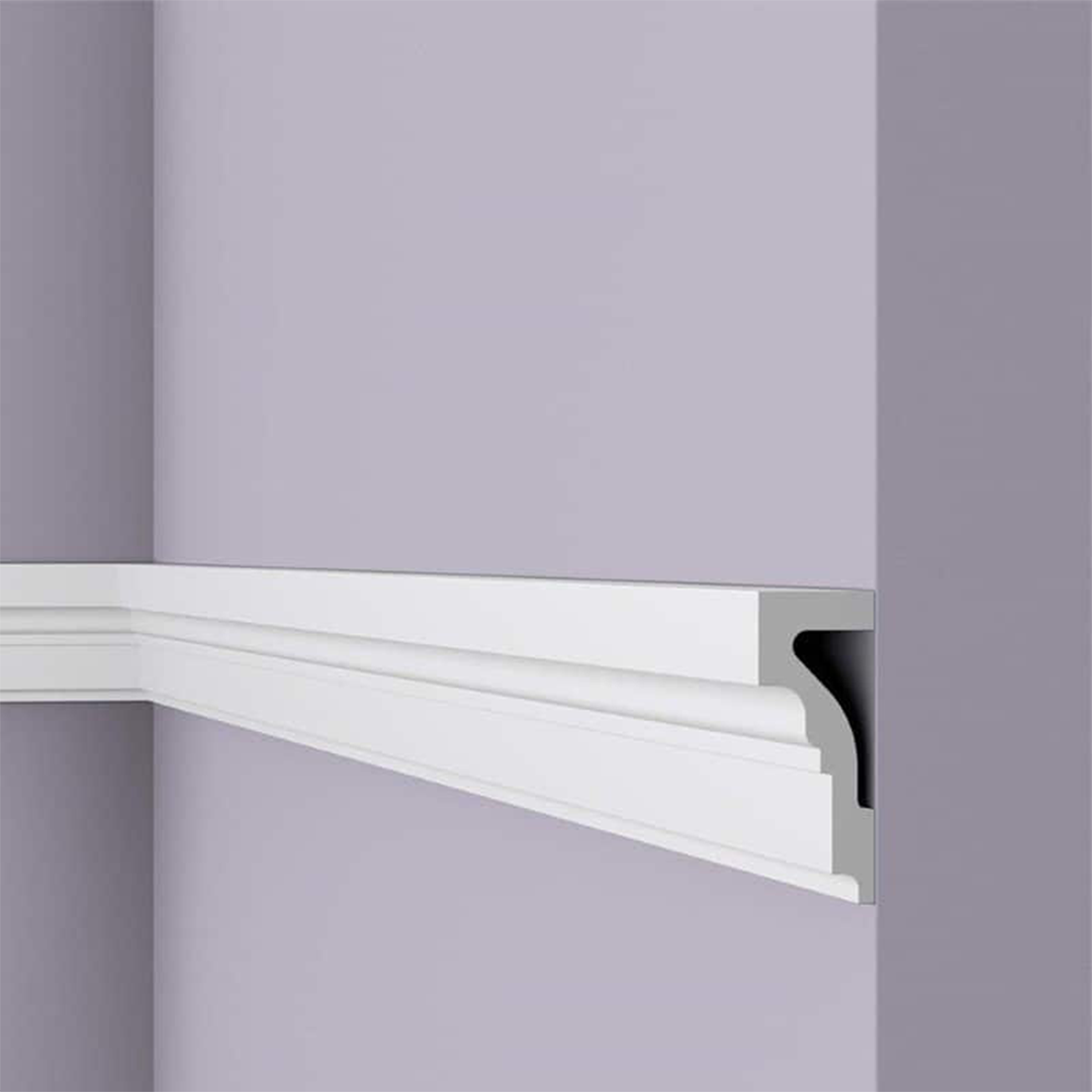 Brau decorativ din polistiren dur Wallstyl WL4 100x40x2000