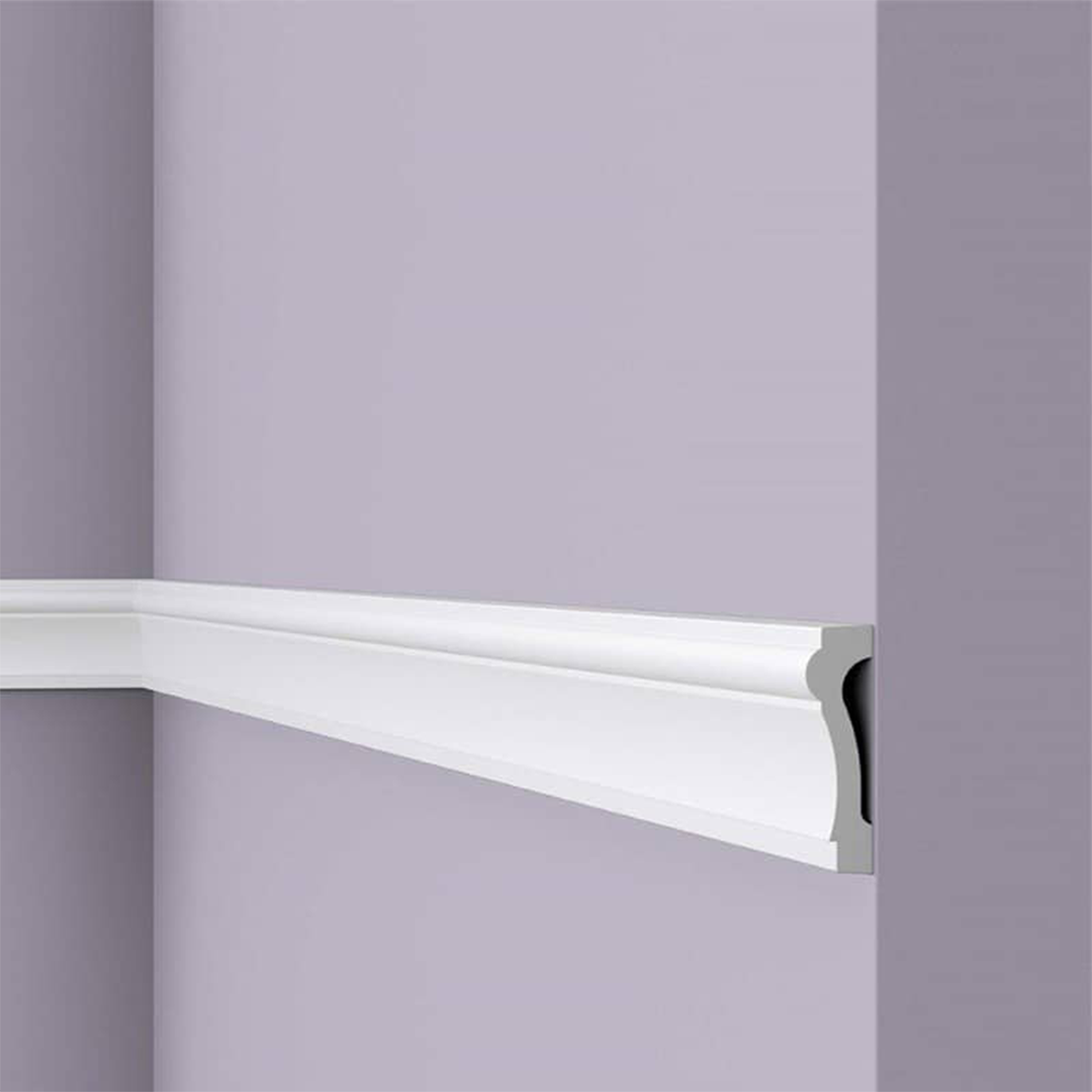 Brau decorativ din polistiren dur Wallstyl WL6 75x22x2000