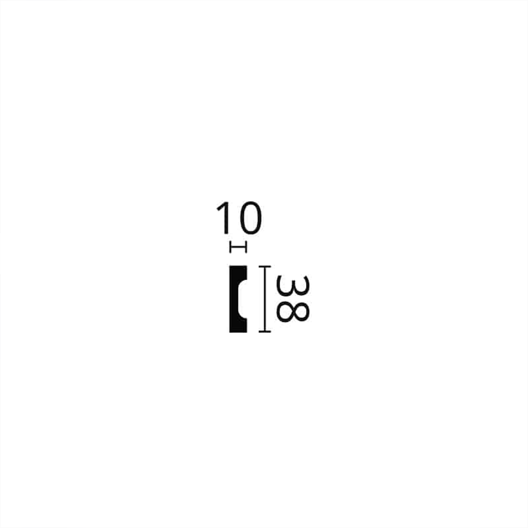 Brau din duropolimer WD5 - 3,8x1x200 cm