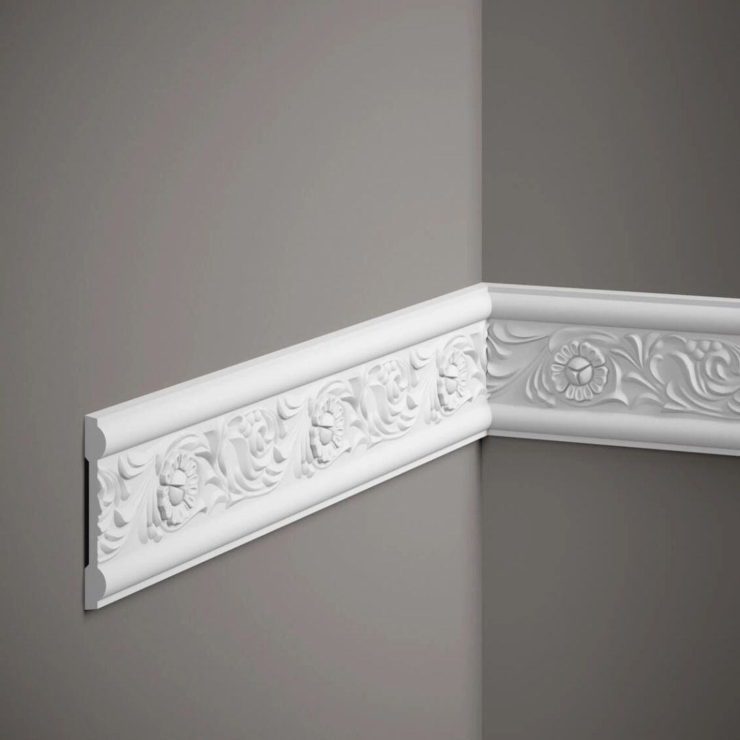 Brâu decorativ din poliuretan MDC217 – 7 × 1,5 × 200 cm