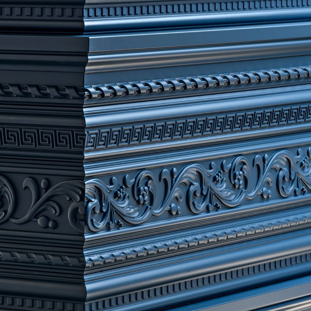 Brau decorativ din poliuretan Z12 - 12,5x1,4x200 cm