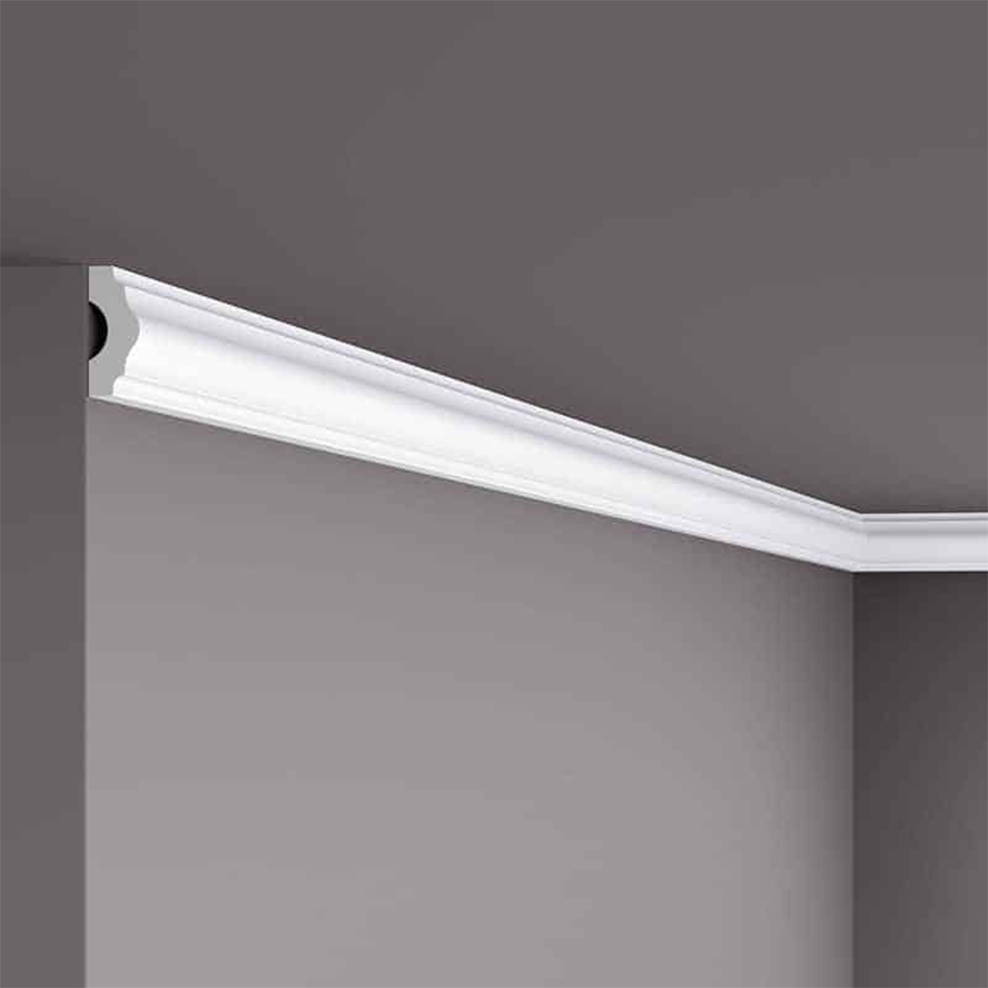 Cornisa pentru tavan din polistiren I - 4x1,5x200 cm
