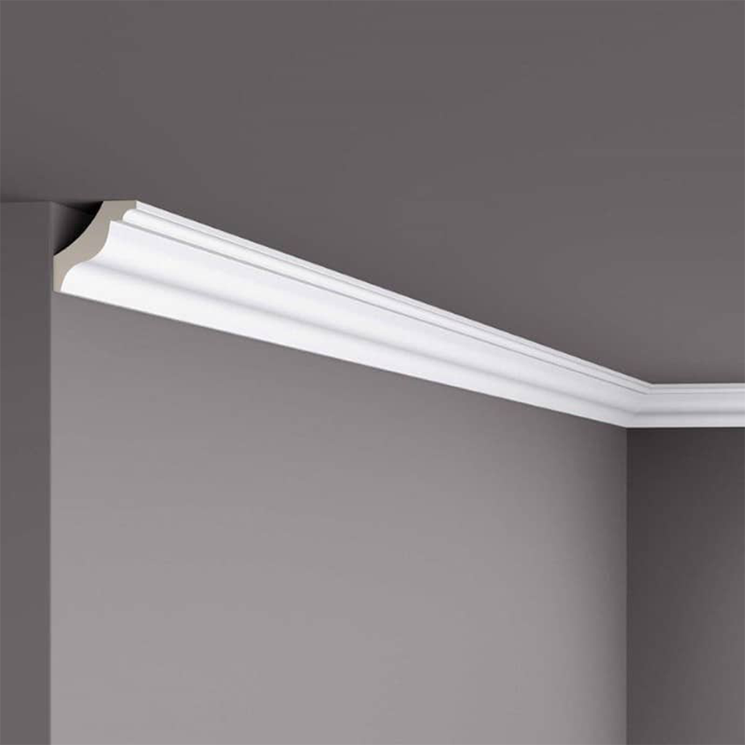 Cornisa pentru tavan din poliuretan Z15 - 3,9x3,9x200 cm
