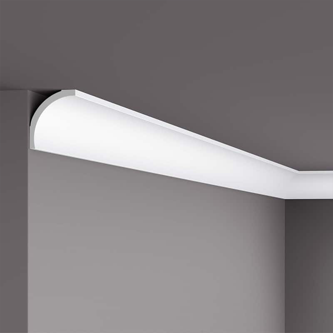 Cornisa pentru tavan din polistiren B1 - 7,8x6,6x200 cm