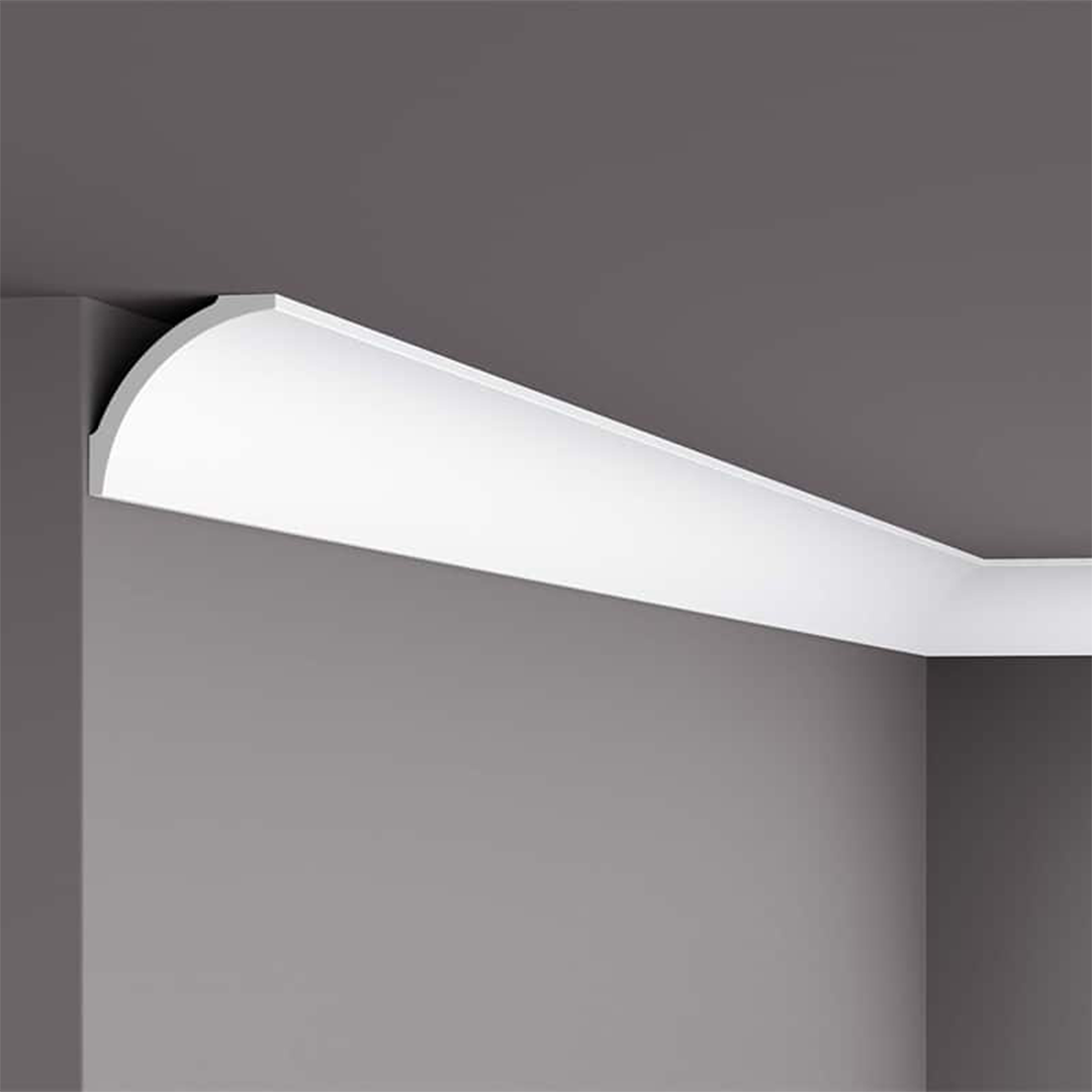 Cornisa pentru tavan din polistiren B8 - 8,2x8,2x200 cm