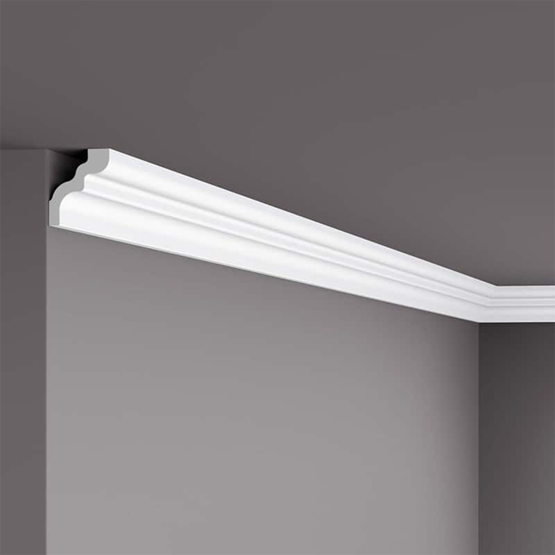 Cornisa pentru tavan din polistiren D - 4,9x4,2x200 cm