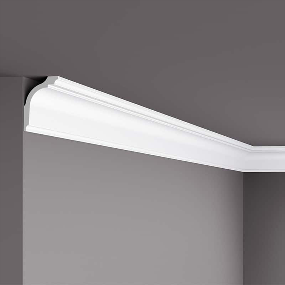 Cornisa pentru tavan din polistiren GL - 8,5x6x200 cm