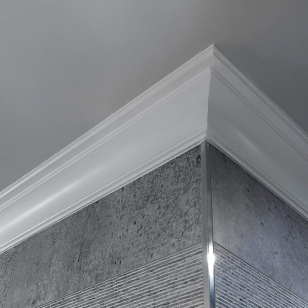 Cornisa pentru tavan din polistiren GP - 10x10x200 cm
