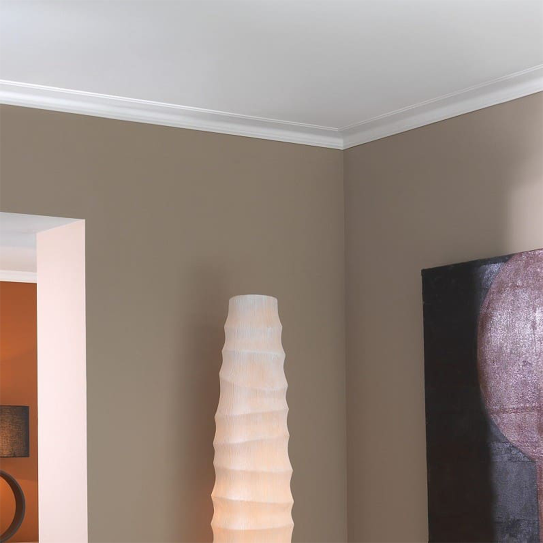 Cornisa pentru tavan din polistiren GT - 12x5x200 cm