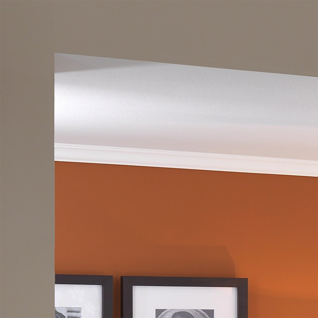 Cornisa pentru tavan din polistirenl H - 4,5x5x200 cm