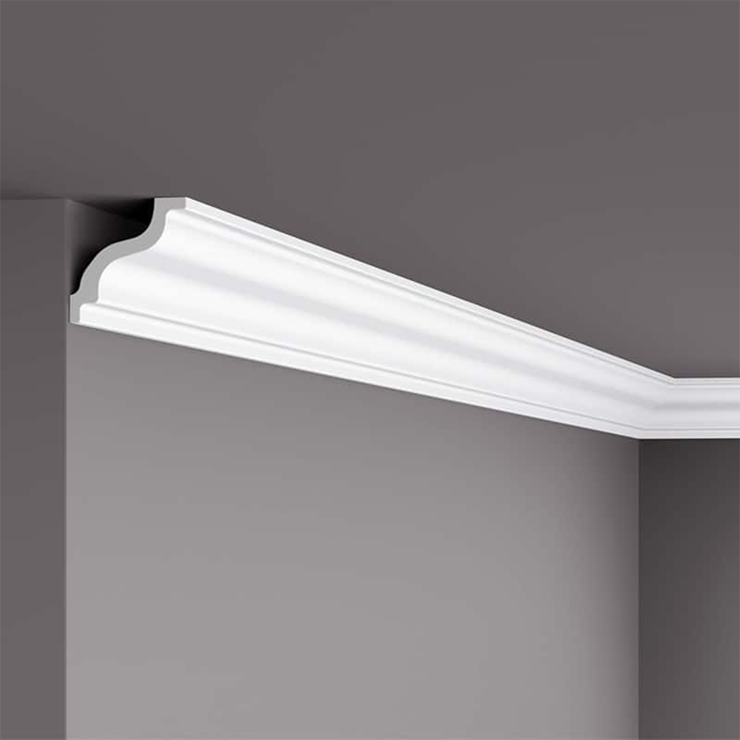 Cornisa pentru tavan din polistiren K - 7x7x200 cm