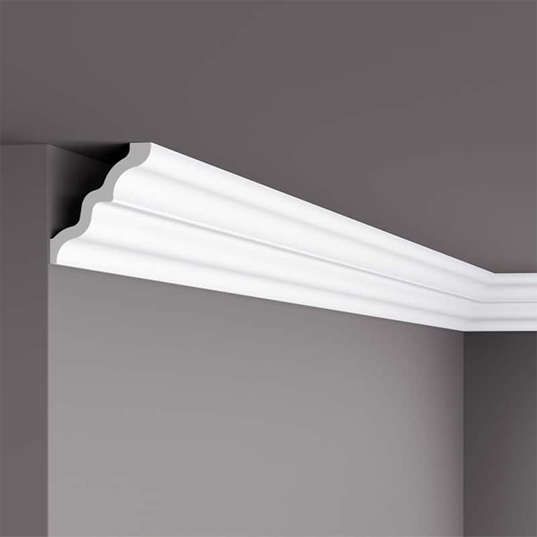 Cornisa pentru tavan din polistiren SM - 10,5x9,5x200 cm