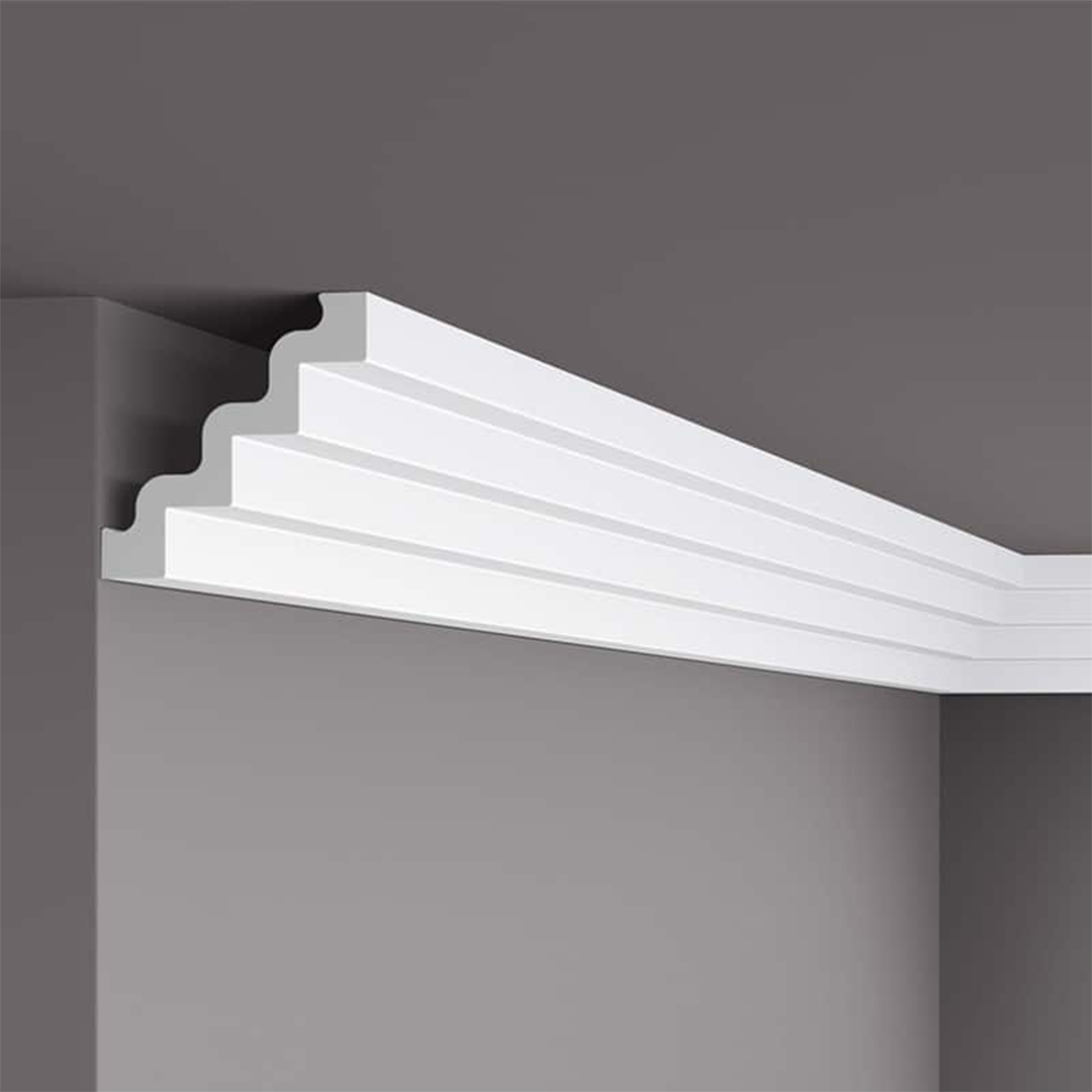 Cornisa pentru tavan din polistiren ST4 13x13x200 cm
