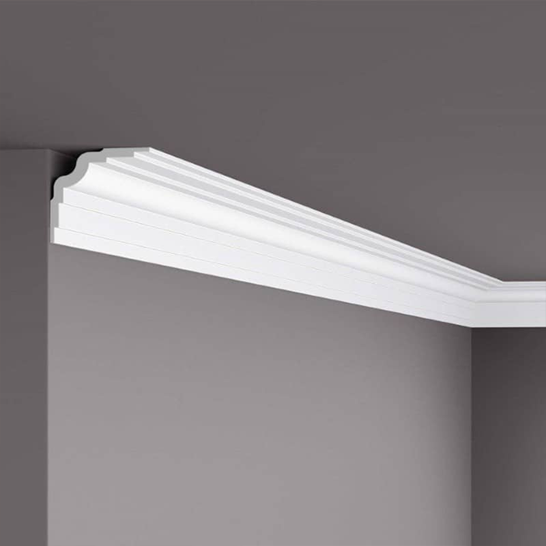 Cornisa pentru tavan din duropolimer WT25 - 7,8x7,8x200 cm
