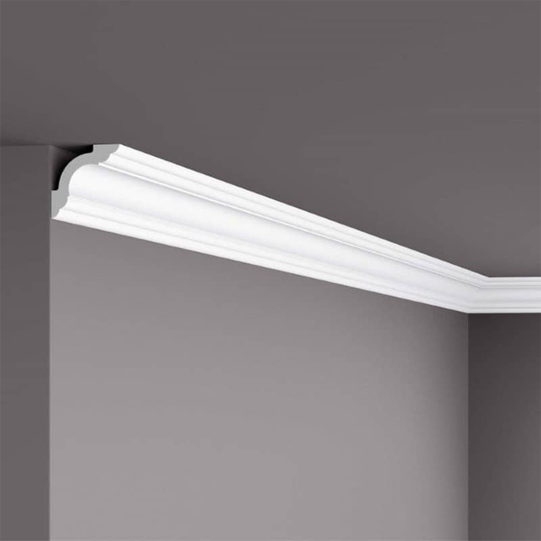 Cornisa pentru tavan din duropolimer  WT5 - 5,2x5,2x200 cm