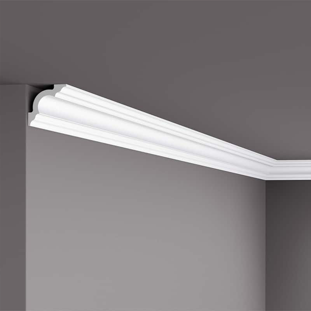 Cornisa pentru tavan din polistiren  A2 - 5x5x200 cm