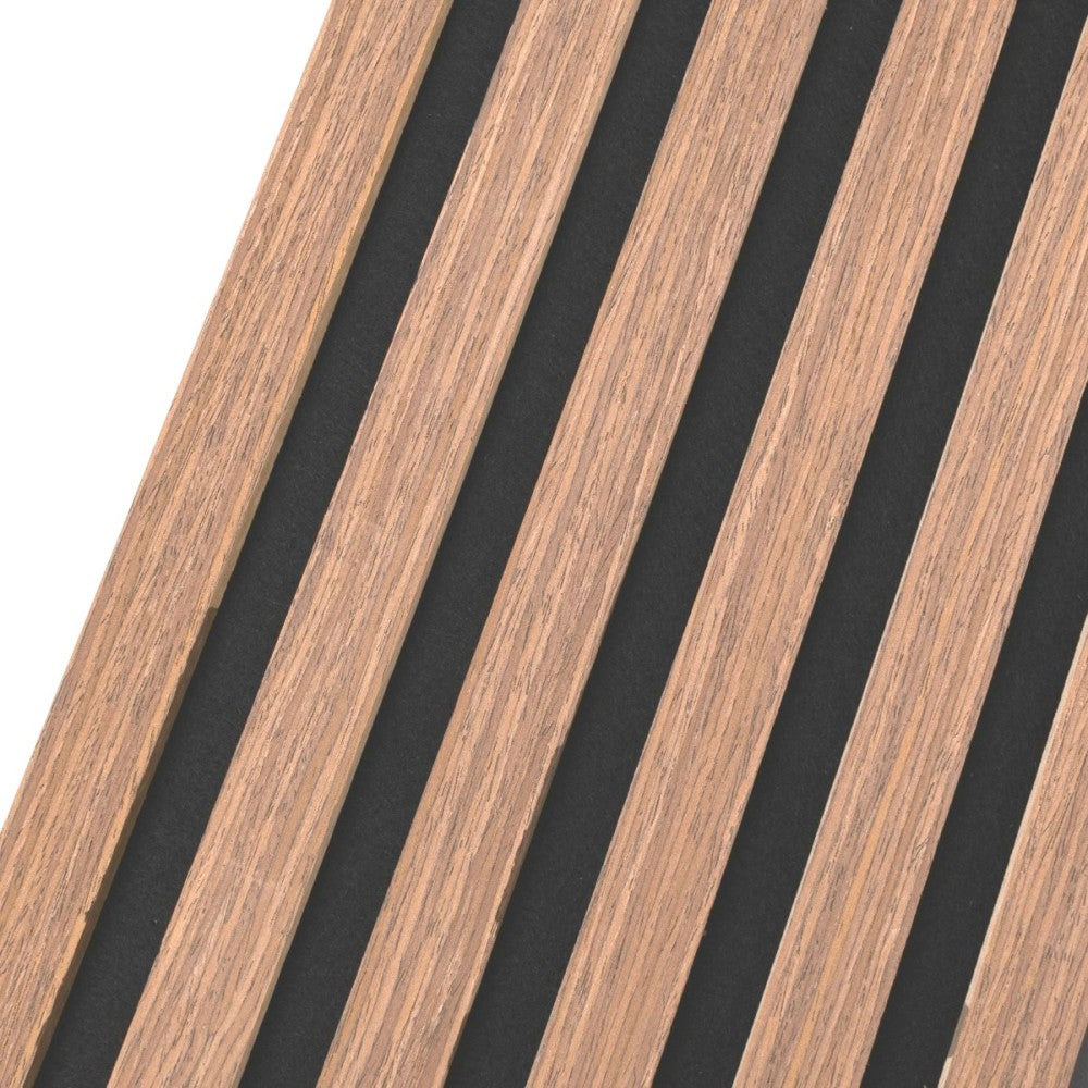 Riflaj Acustic din MDF Stejar Natur D7100 - 30x1,8x270 cm