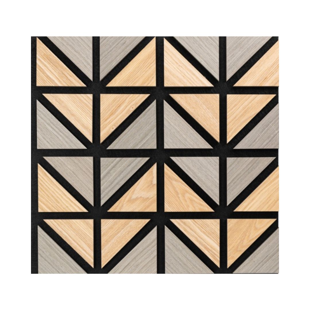 Panou 3D Multicolor Fonoabsorbant din MDF si Pasla D6750 – 50x50x1.8 cm
