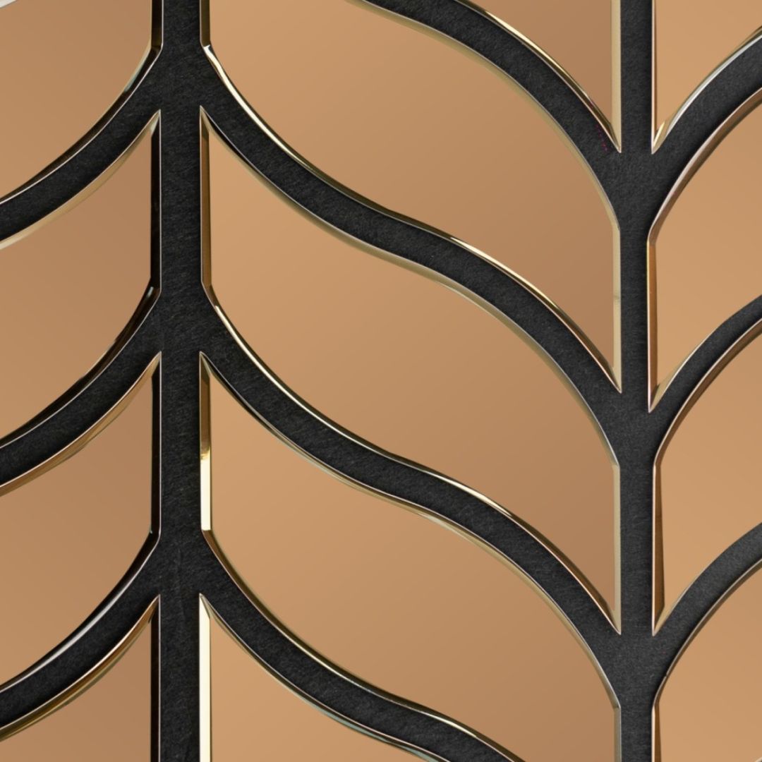 Panou Maro Fonoabsorbant din Oglinda si Pasla D6778 – 90x80x1.2 cm
