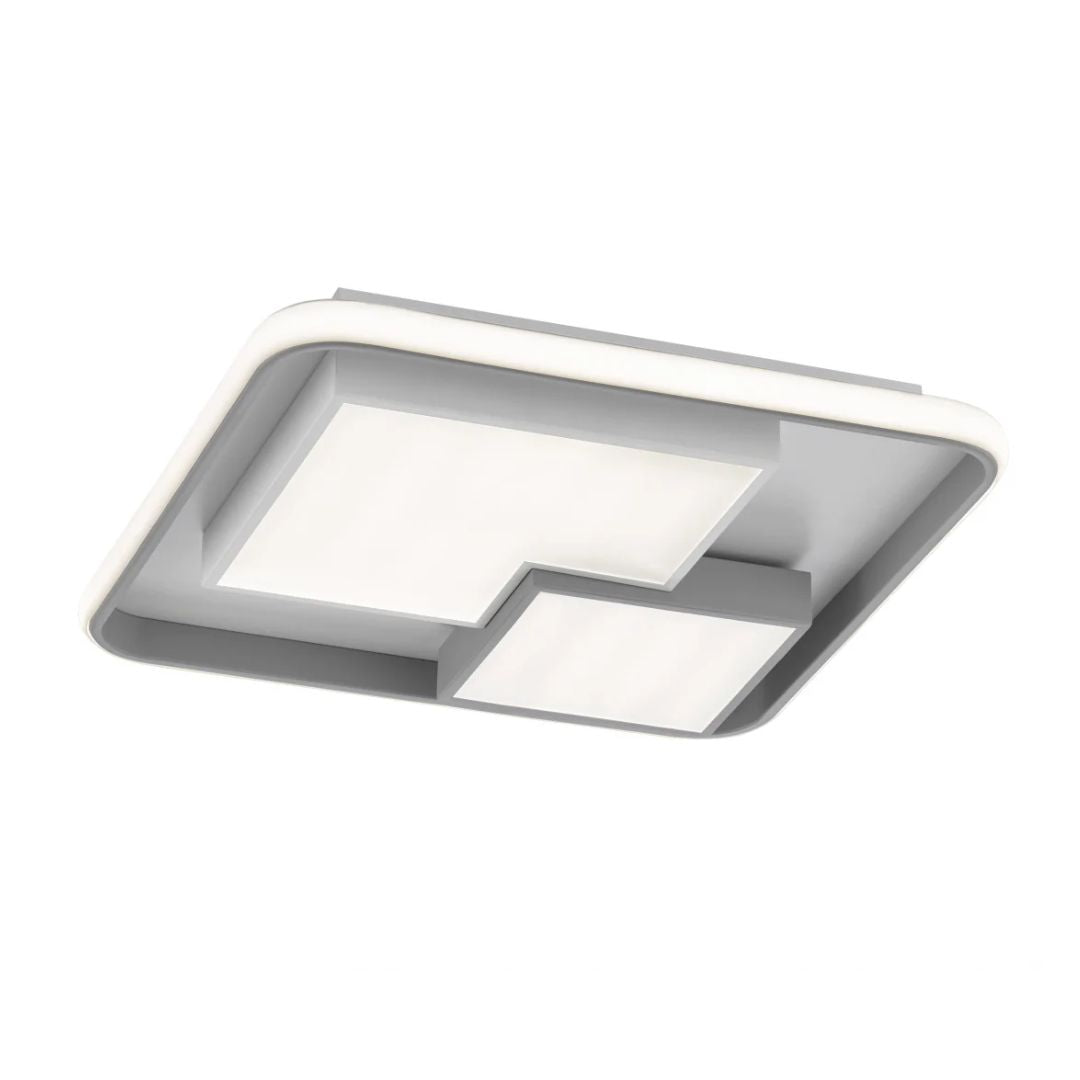 Plafoniera LED patrata cu lumina calda dimabila Fela gri - 2600 Lumeni