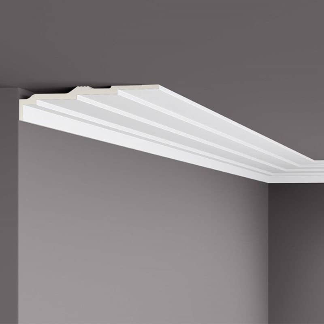 Cornisa pentru tavan din poliuretan AD21 - 25,5x6x200 cm