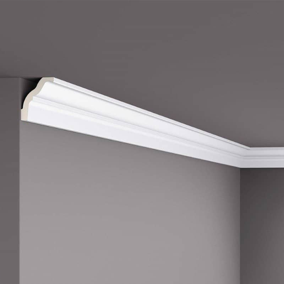 Cornisa pentru tavan din poliuretan Z18 - 5,9x4,6x200 cm