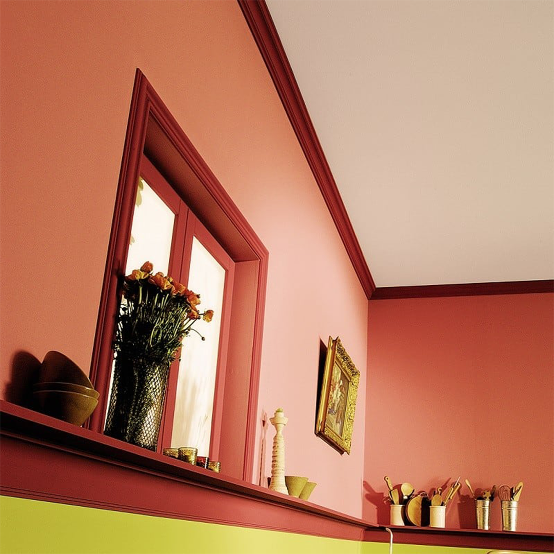 Cornisa pentru tavan din poliuretan Z19 - 7,9x7,9x200 cm