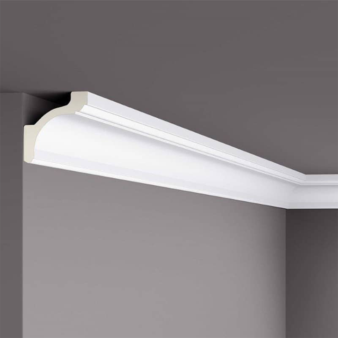 Cornisa pentru tavan din poliuretan Z20 - 8,7x8,7x200 cm