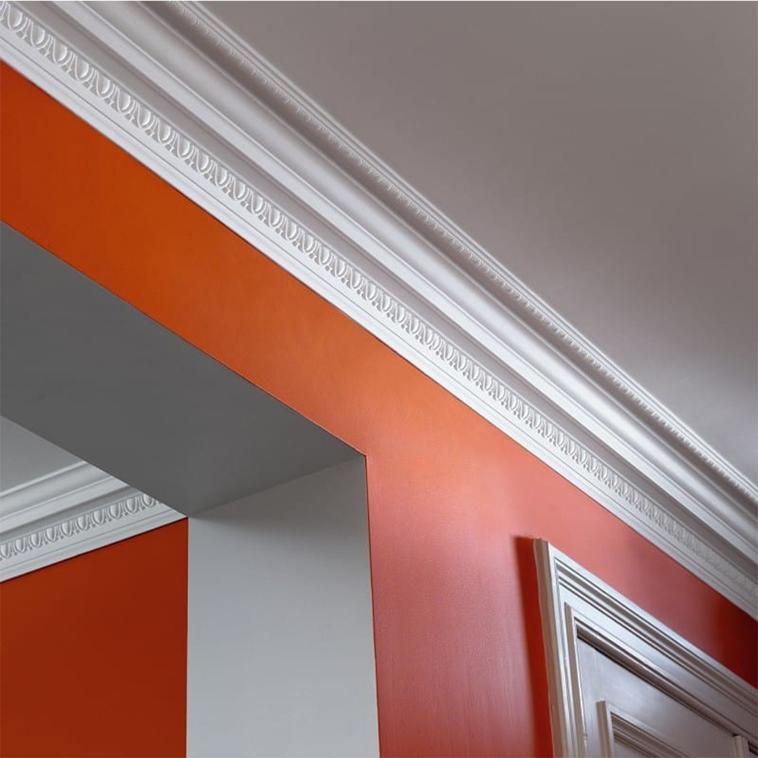 Cornisa pentru tavan din poliuretan Z4 - 12,8x12,8x200 cm
