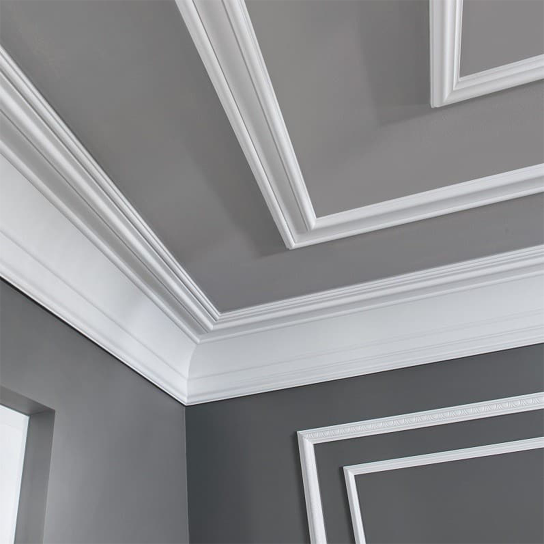 Cornisa pentru tavan din poliuretan Z40 - 17,4x17,4x200 cm