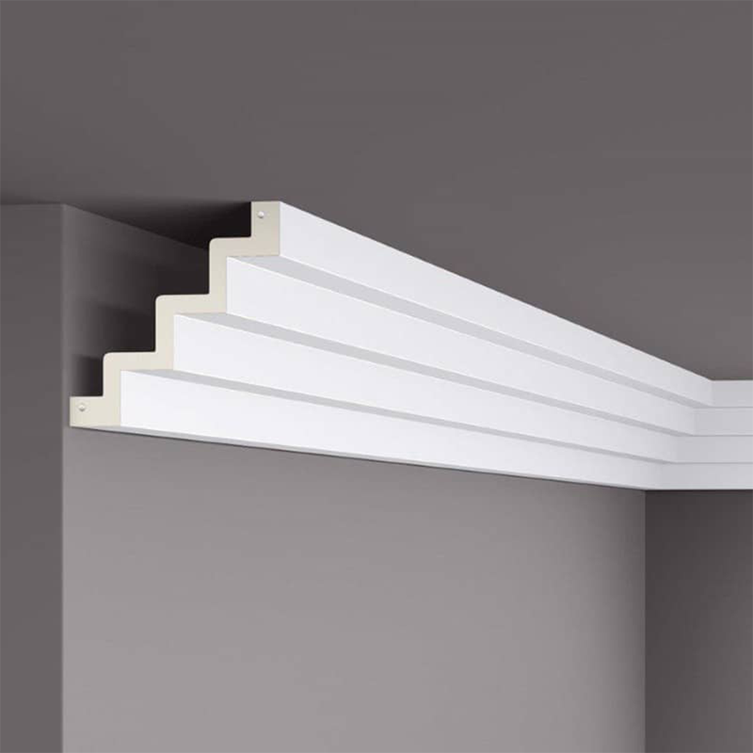 Cornisa pentru tavan din poliuretan Z51 - 15x15x200 cm
