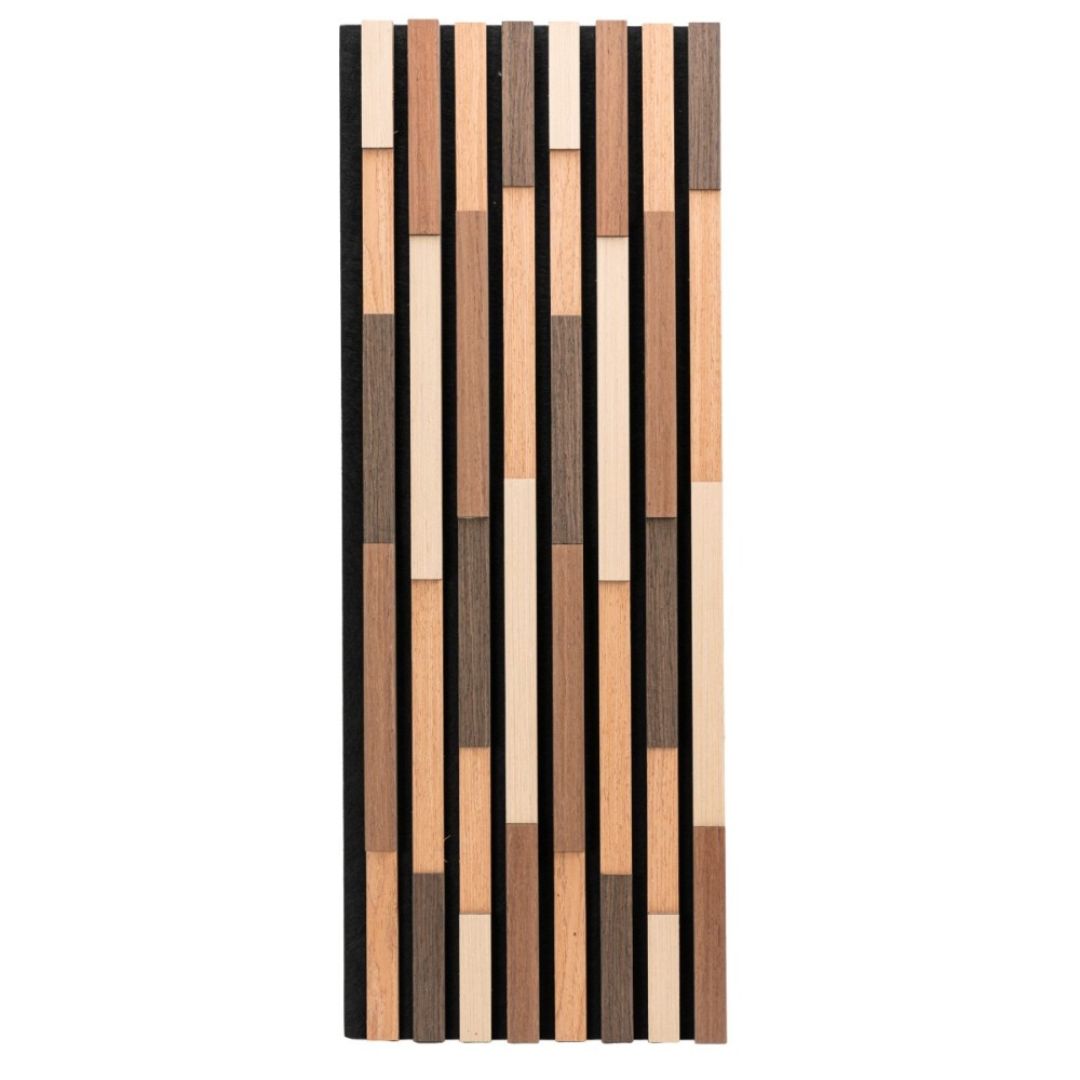Riflaj Acustic din MDF si Pâslă Multicolor D6779 – 80x30x1.8 cm