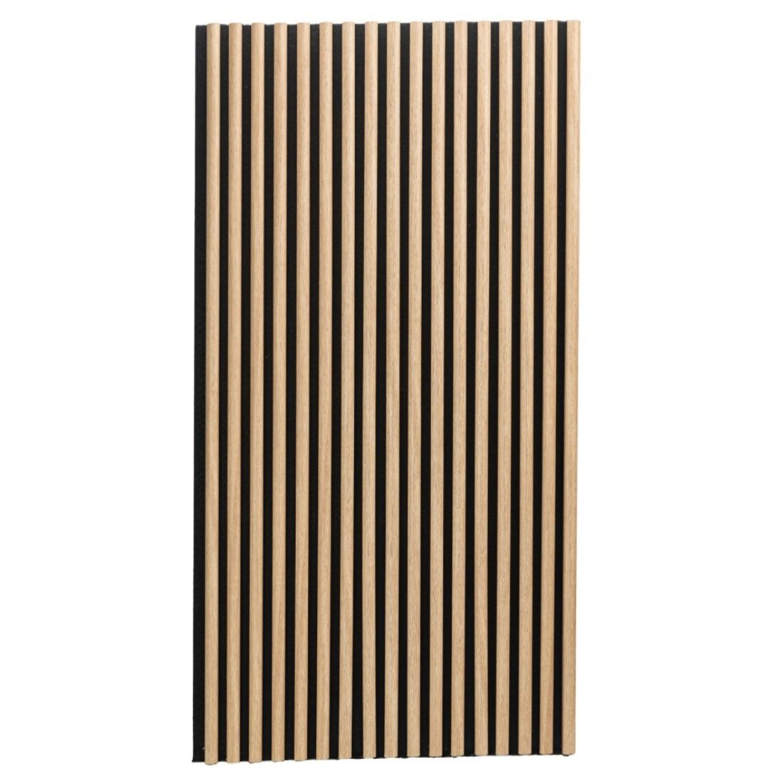 Riflaj Acustic Flexibil din MDF si Pâslă Stejar Deschis D6780 – 240x60x2.1 cm