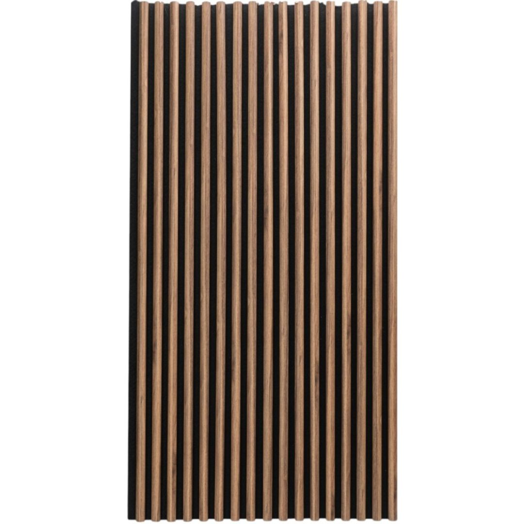 Riflaj Acustic Flexibil din MDF si Pâslă Stejar Inchis D6781 – 240x60x2.1 cm