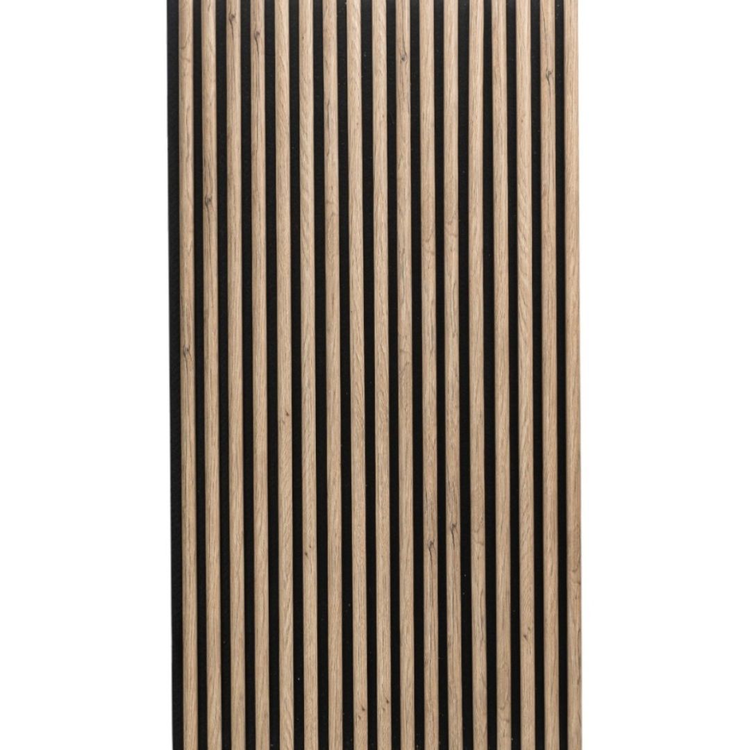 Riflaj Acustic Flexibil din MDF si Pâslă Stejar D6782 – 240x60x2.1 cm