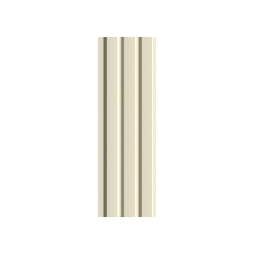 Riflaj bej din MDF infoliat - 12x1,8x270 cm