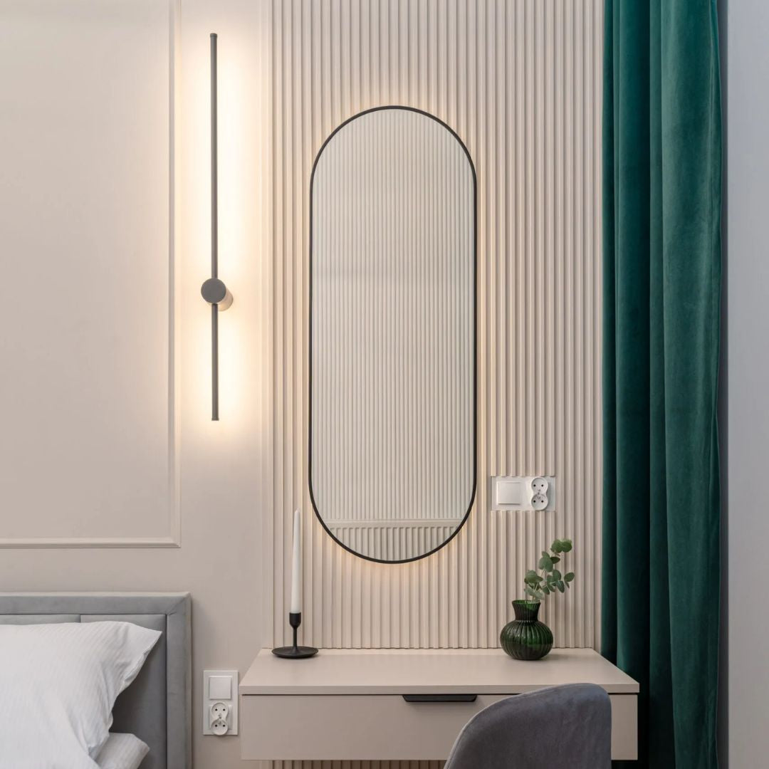 Riflaj alb din polimer dur vopsibil L0101 – 12.5×1.2×270 cm