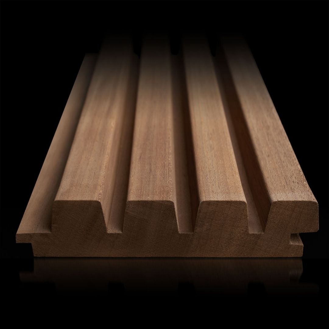 Riflaj din Lemn Exotic Ayous Thermo E19 - 18,7x3,4x300 cm