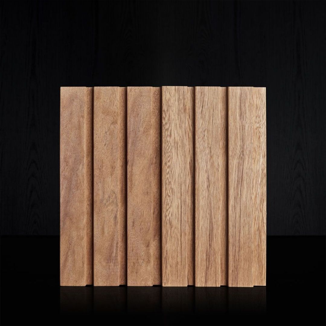 Riflaj din Lemn Exotic Louro Vermelho Gamel E6 - 14,3x2,5x300 cm