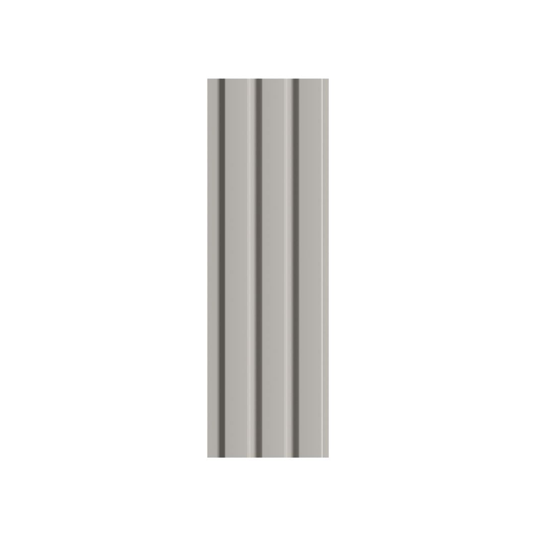 Riflaj gri din MDF înfoliat – 12 x 1,8 x 270 cm