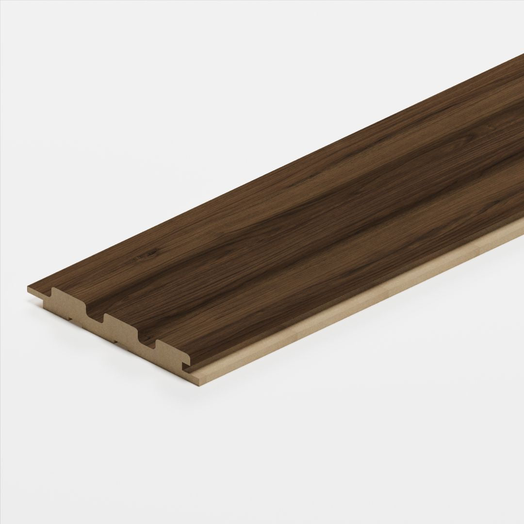 Riflaj stejar catania din MDF infoliat - 12x1,8x270 cm